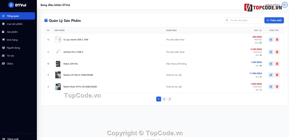 web bán điện thoại,website bán điện thoại,web bán phụ kiện